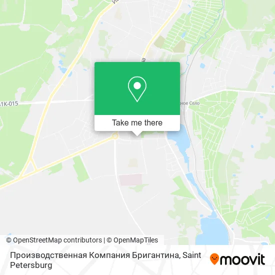 Производственная Компания Бригантина map