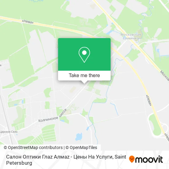 Салон Оптики Глаz Алмаz - Цены На Услуги map