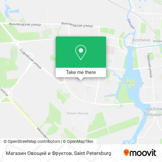 Магазин Овощей и Фруктов map
