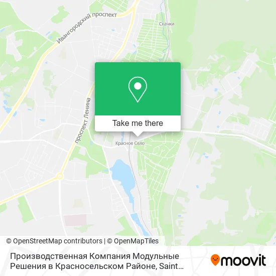 Производственная Компания Модульные Решения в Красносельском Районе map