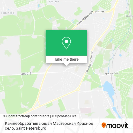 Камнеобрабатывающая Мастерская Красное село map