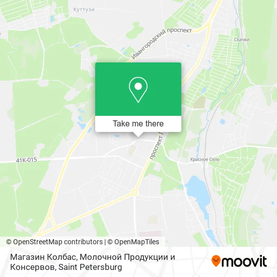 Магазин Колбас, Молочной Продукции и Консервов map