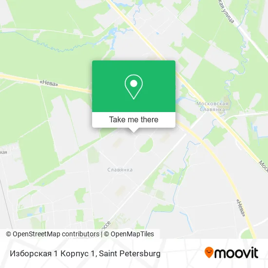 Изборская 1 Корпус 1 map