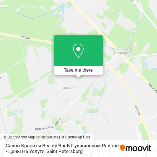 Салон Красоты Beauty Bar В Пушкинском Районе - Цены На Услуги map