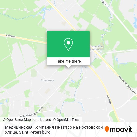 Медицинская Компания Инвитро на Ростовской Улице map