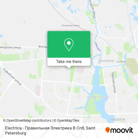 Electrica - Правильная Электрика В Спб map