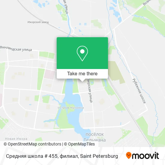 Средняя школа # 455, филиал map