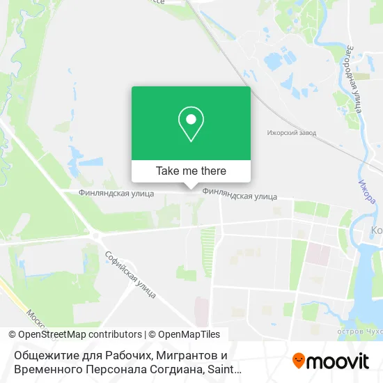 Общежитие для Рабочих, Мигрантов и Временного Персонала Согдиана map