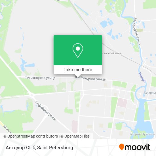 Автодор СПб map