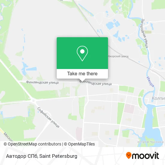 Автодор СПб map