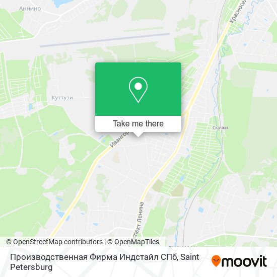 Производственная Фирма Индстайл СПб map