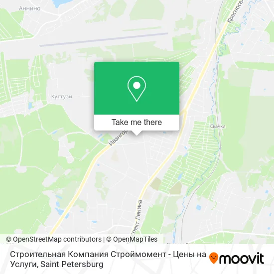 Строительная Компания Строймомент - Цены на Услуги map