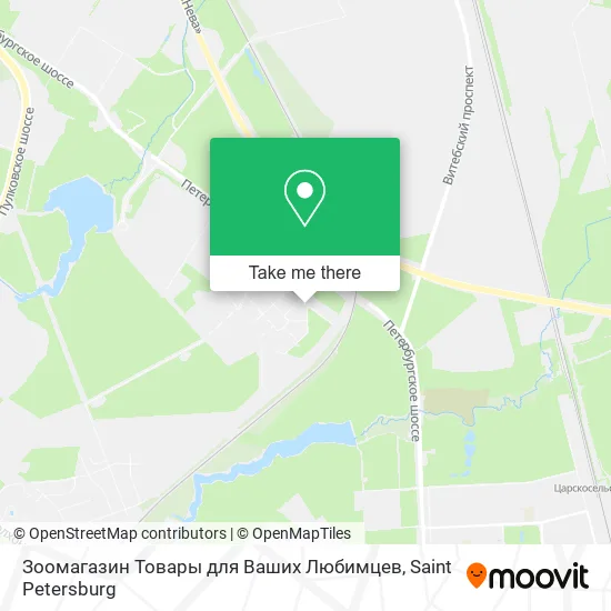 Зоомагазин Товары для Ваших Любимцев map