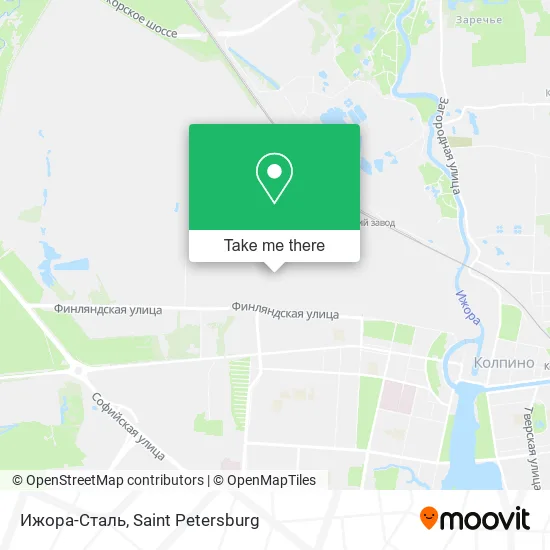 Ижора-Сталь map