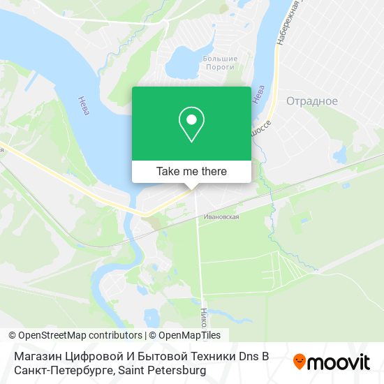 Магазин Цифровой И Бытовой Техники Dns В Санкт-Петербурге map