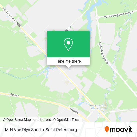 M-N Vse Dlya Sporta map