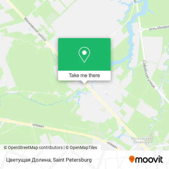 Цветущая Долина map