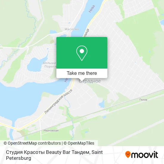 Студия Красоты Beauty Bar Тандем map