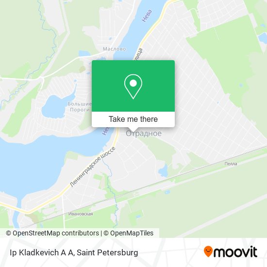 Ip Kladkevich A A map