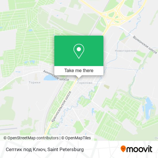 Септик под Ключ map