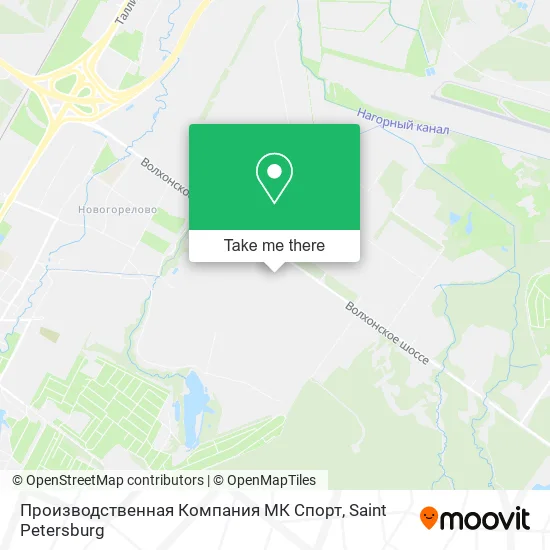 Производственная Компания МК Спорт map