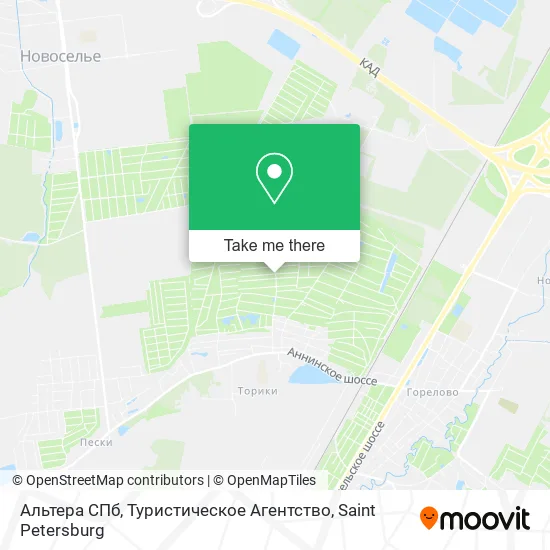 Альтера СПб, Туристическое Агентство map