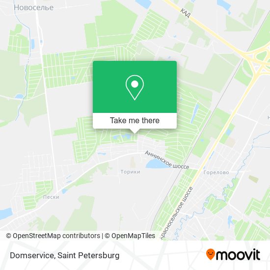 Domservice map