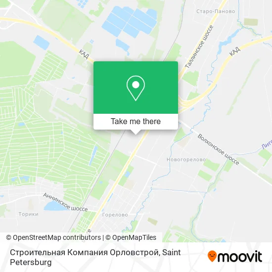 Строительная Компания Орловстрой map