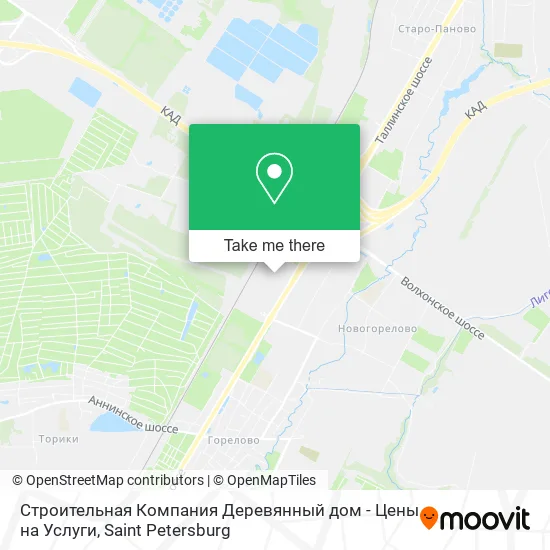 Строительная Компания Деревянный дом - Цены на Услуги map