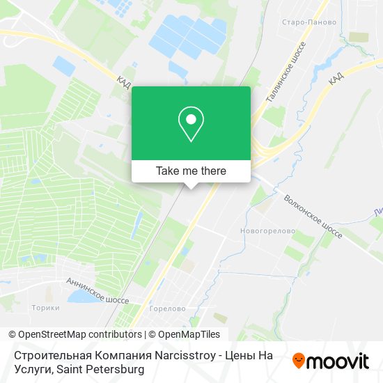 Строительная Компания Narcisstroy - Цены На Услуги map