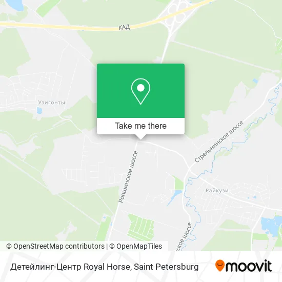 Детейлинг-Центр Royal Horse map