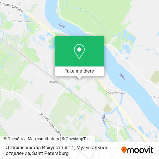 Детская школа Искусств # 11, Музыкальное отделение map