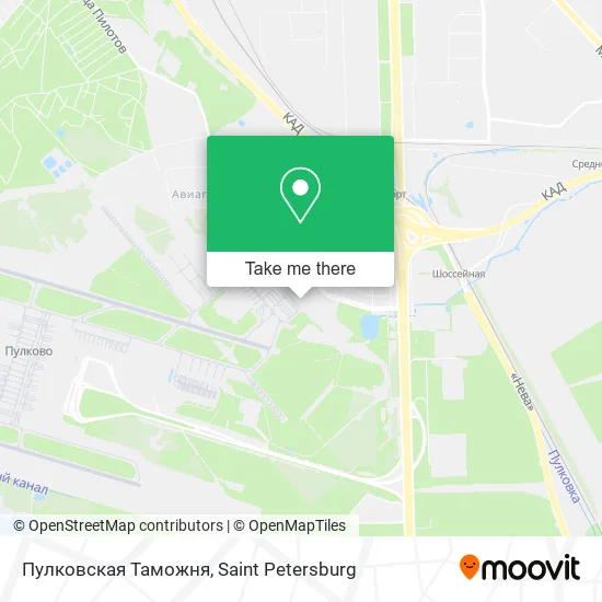 Пулковская Таможня map