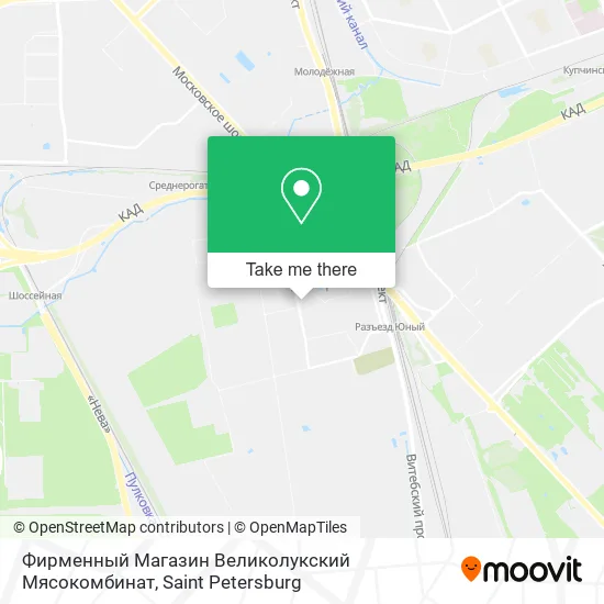 Фирменный Магазин Великолукский Мясокомбинат map