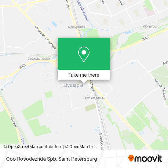 Ooo Rosodezhda Spb map