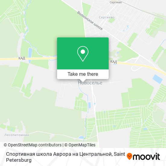 Спортивная школа Аврора на Центральной map