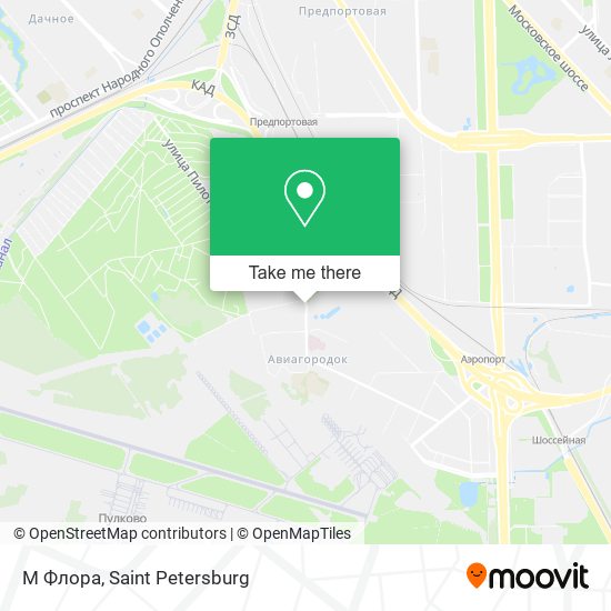 М Флора map