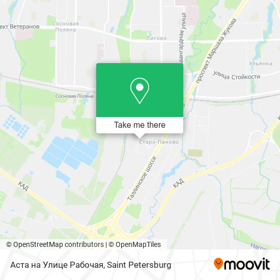 Аста на Улице Рабочая map