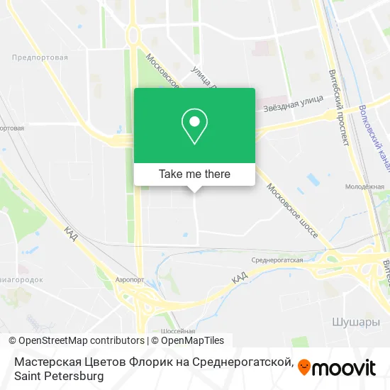 Мастерская Цветов Флорик на Среднерогатской map