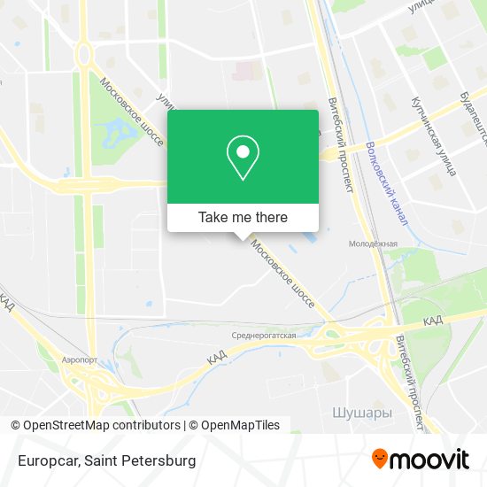 Europcar map