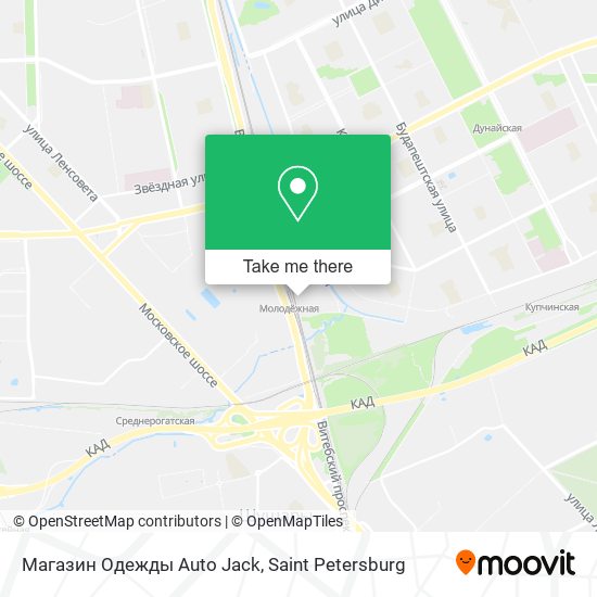 Магазин Одежды Auto Jack map