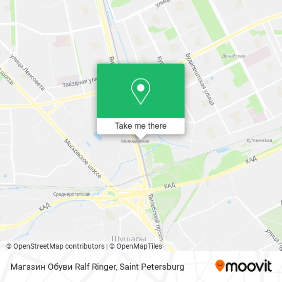 Магазин Обуви Ralf Ringer map