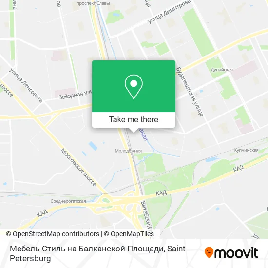 Мебель-Стиль на Балканской Площади map