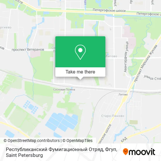 Республиканский Фумигационный Отряд, Фгуп map