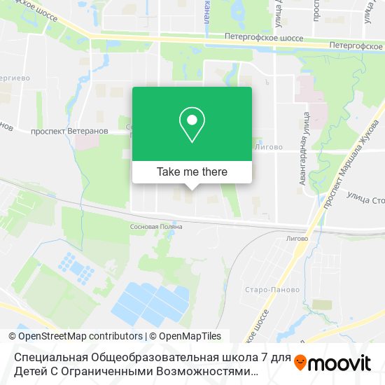 Специальная Общеобразовательная школа 7 для Детей С Ограниченными Возможностями Здоровья. map