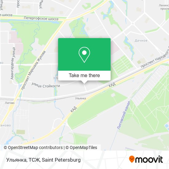 Ульянка, ТСЖ map