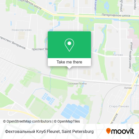 Фехтовальный Клуб Fleuret map