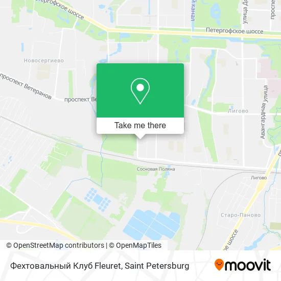 Фехтовальный Клуб Fleuret map