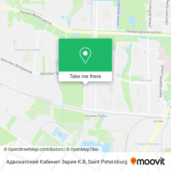 Адвокатский Кабинет Зария К.В map