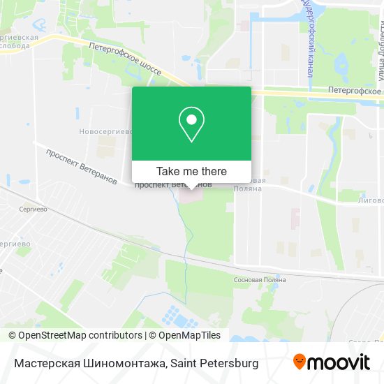 Мастерская Шиномонтажа map